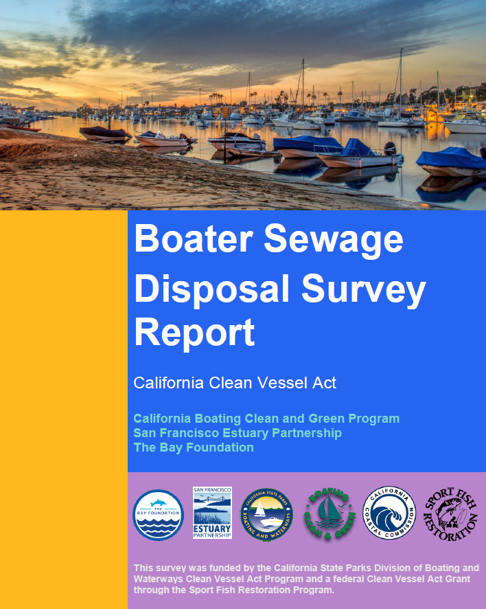 Boater Sewage Disposal Survey Report cover page